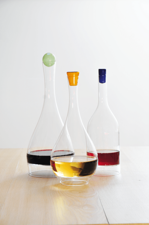 Carafe à vin perchée