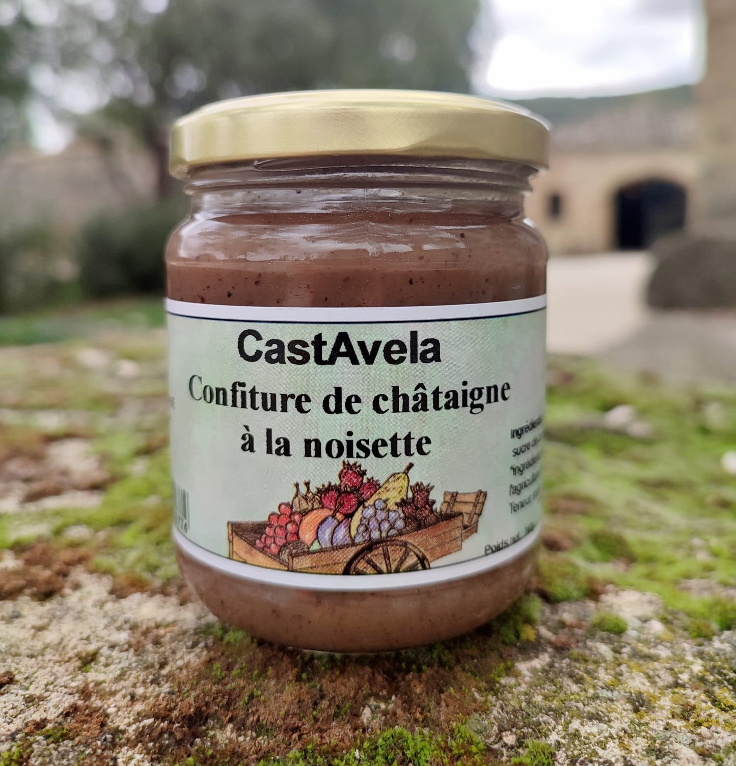 Chestnut and hazelnut jam 240gr