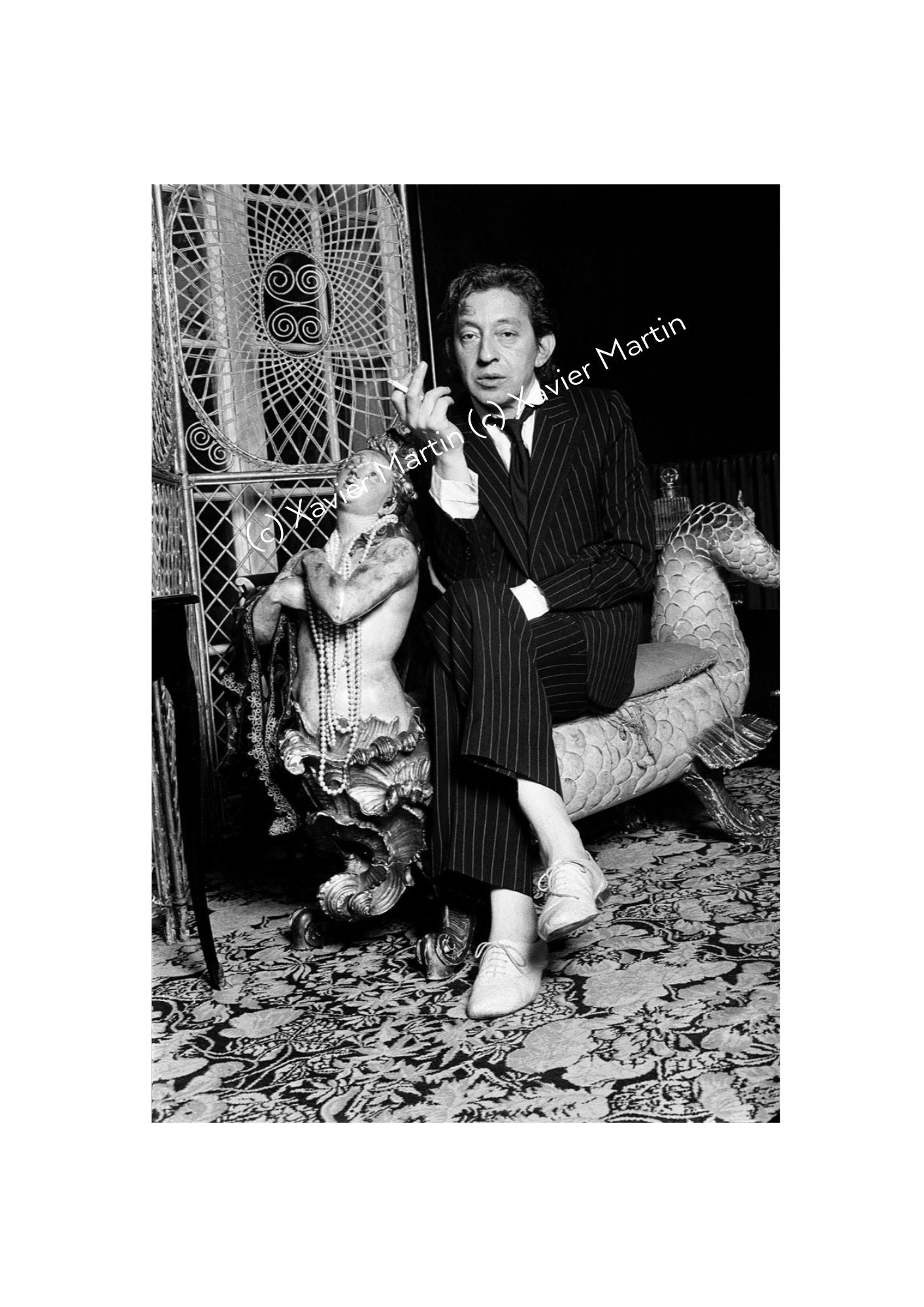 Serge Gainsbourg, the gypsy smoker 1, rue de Verneuil, Paris, September 1980