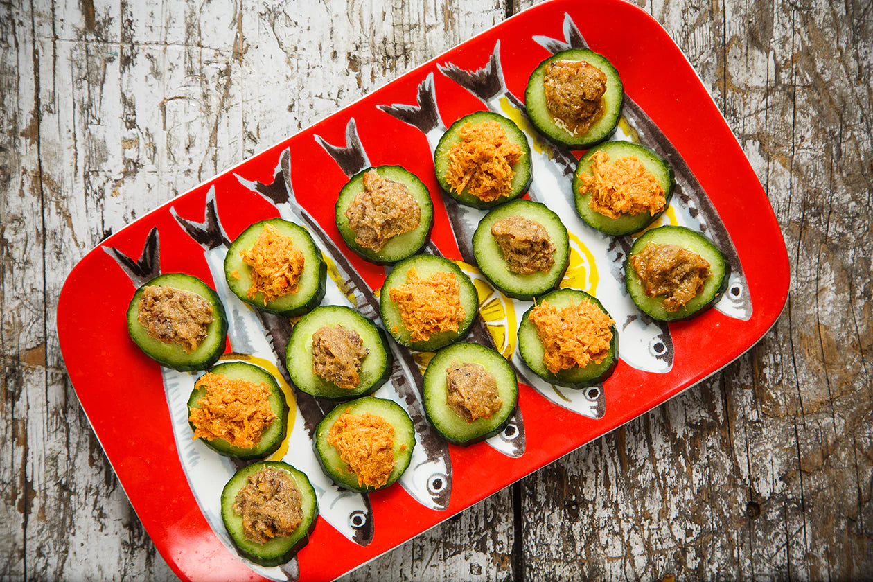 Organic sardine terrine with garlic - 85gr