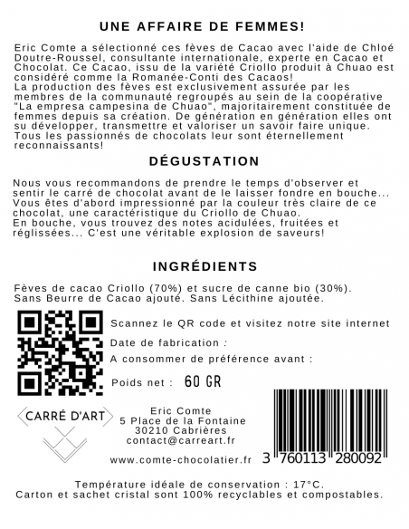 COMTE VENEZUELA Chocolate 70%