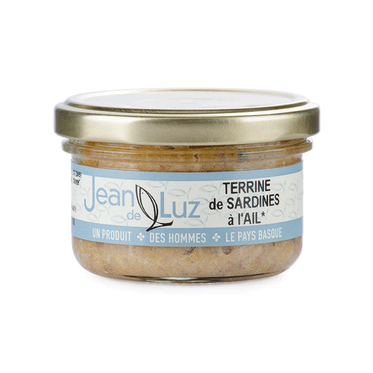 Terrine de sardines à l'ail bio - 85gr