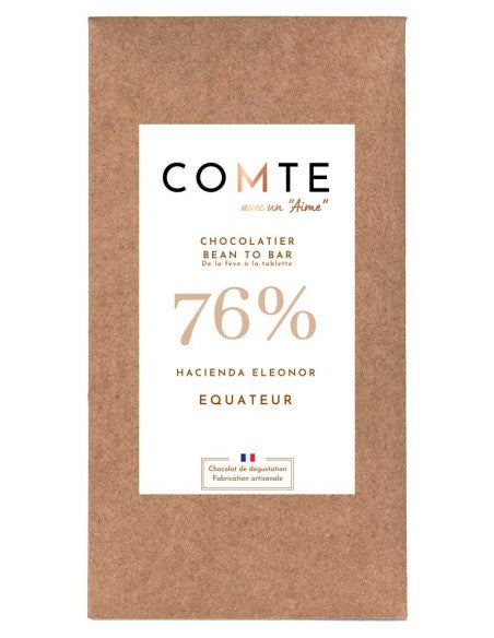 Dark chocolate 76% Cocoa - Hacienda Eleonor - Ecuador