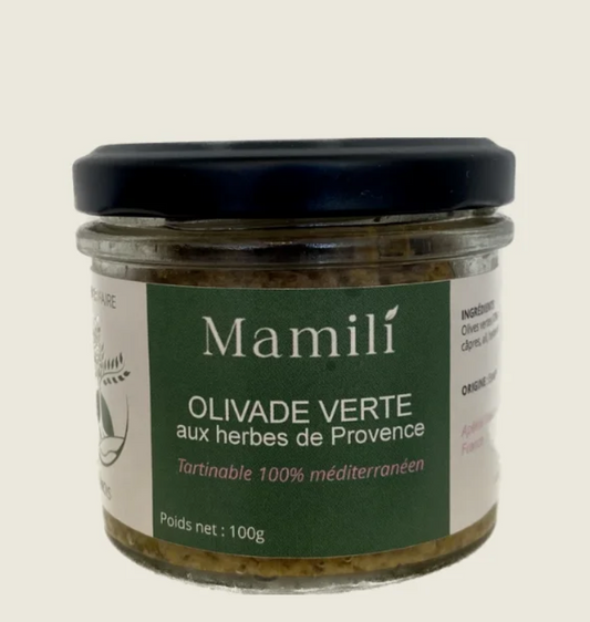 MAMILI GREEN OLIVADE HERBS 100gr