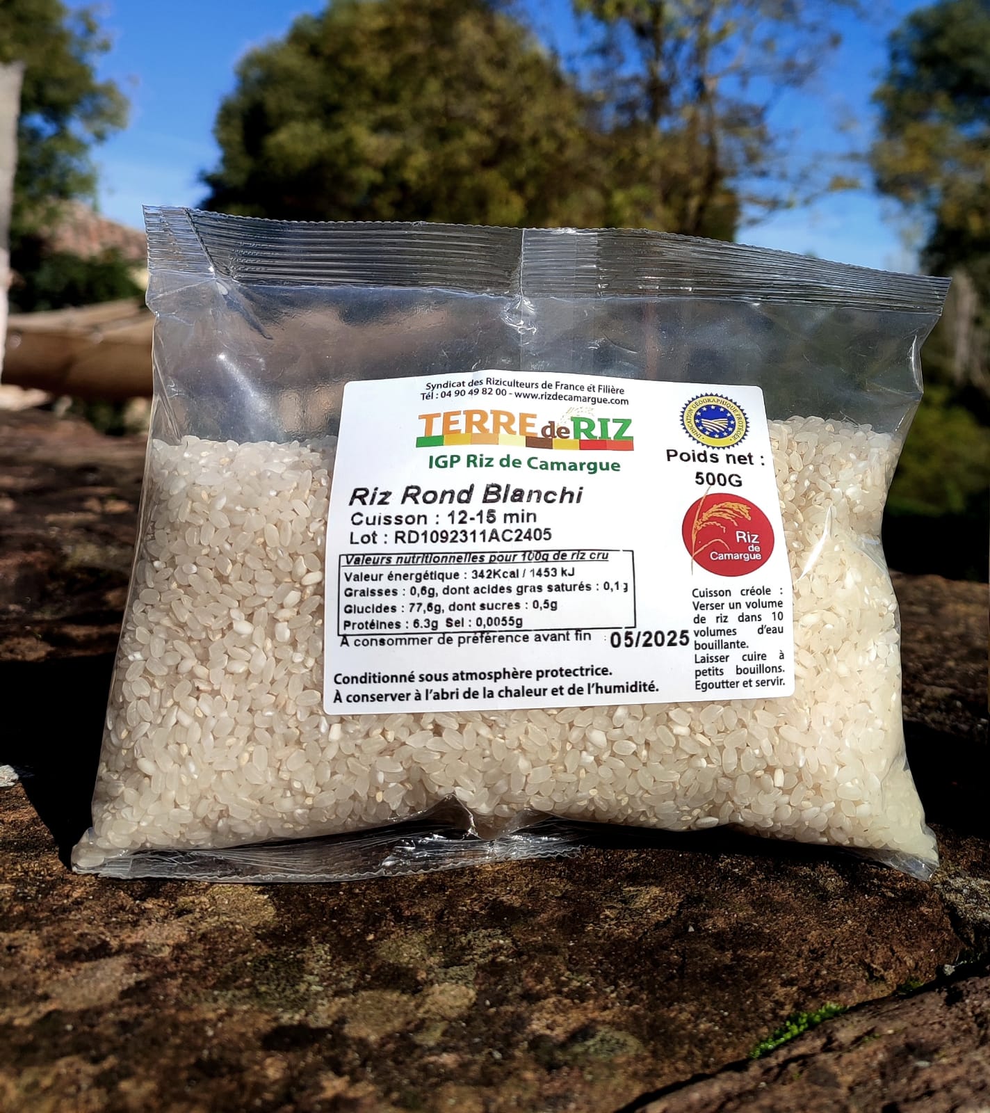 Camargue ROUND WHITE RICE IGP 500gr – PRIEURÉ SAINT-NICOLAS