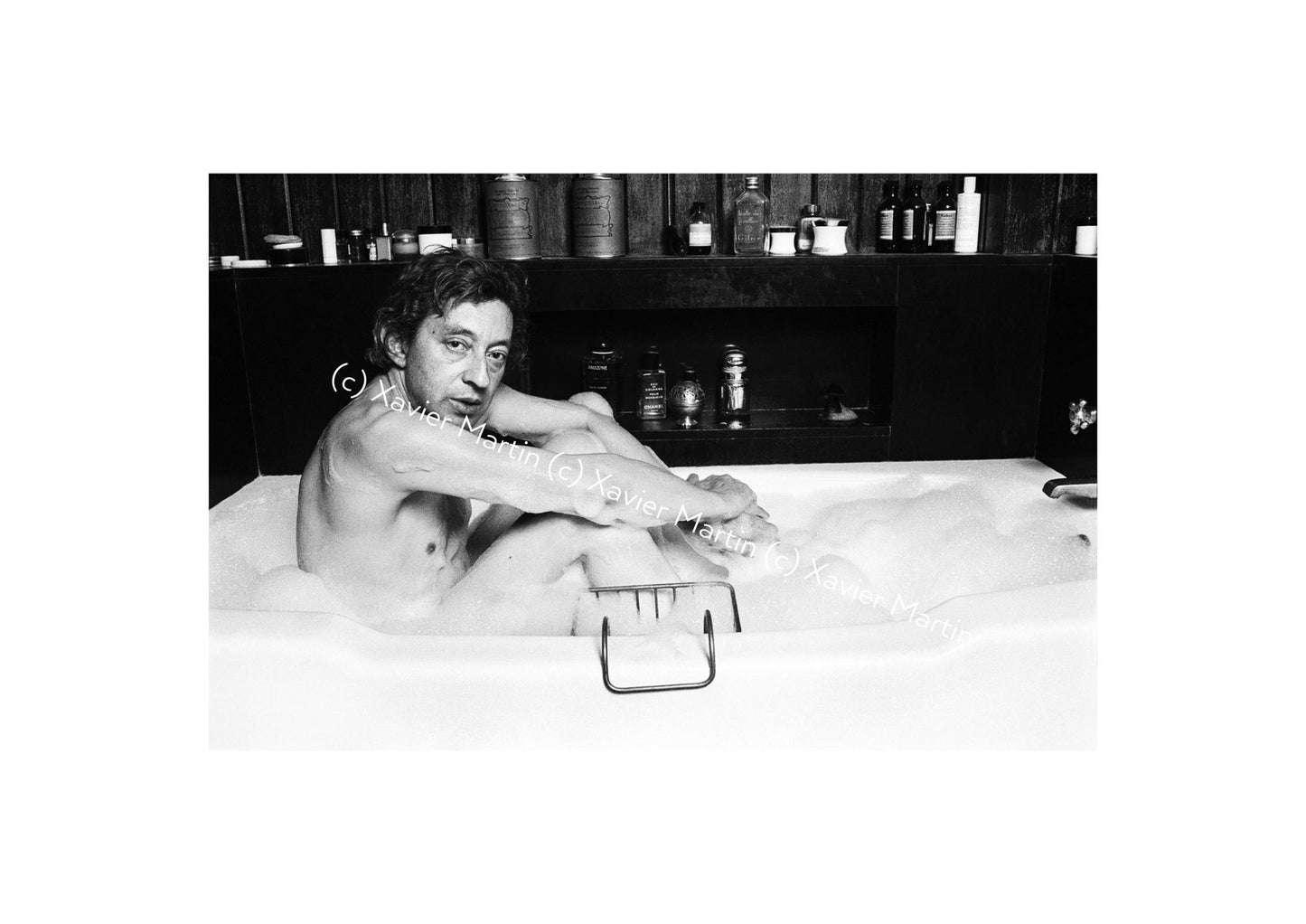 Serge in his bathtub (Xavier Martin)