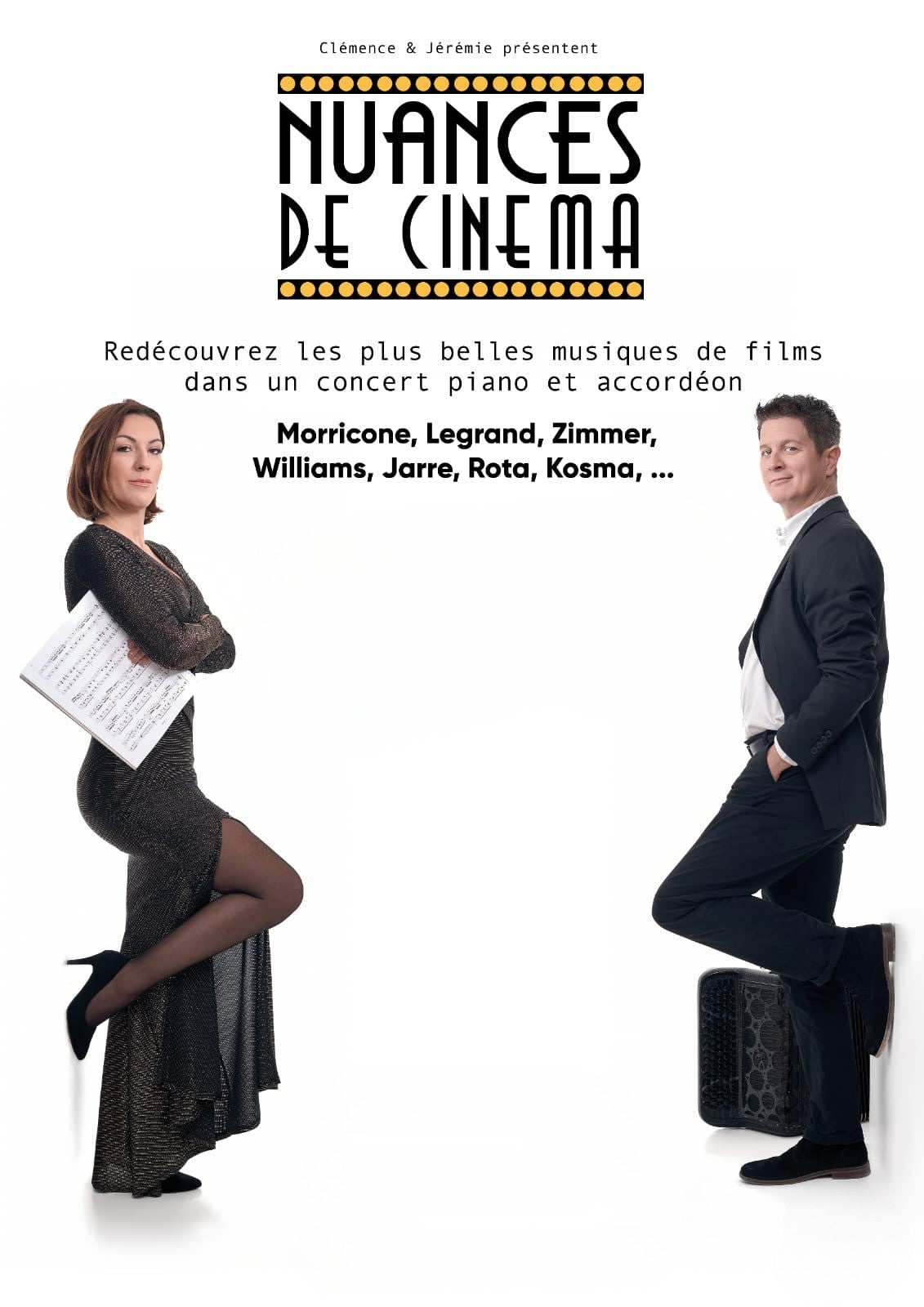 CONCERT NUANCES DE CINÉMA - PIANO & ACCORDÉON - DUO NUANCES - 04/07/25 - 19 H